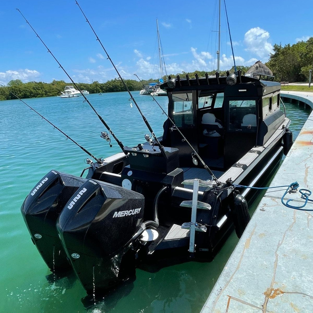 Fishing Boat Aluminum - Visboot 18ft Aluminium met Motor en
