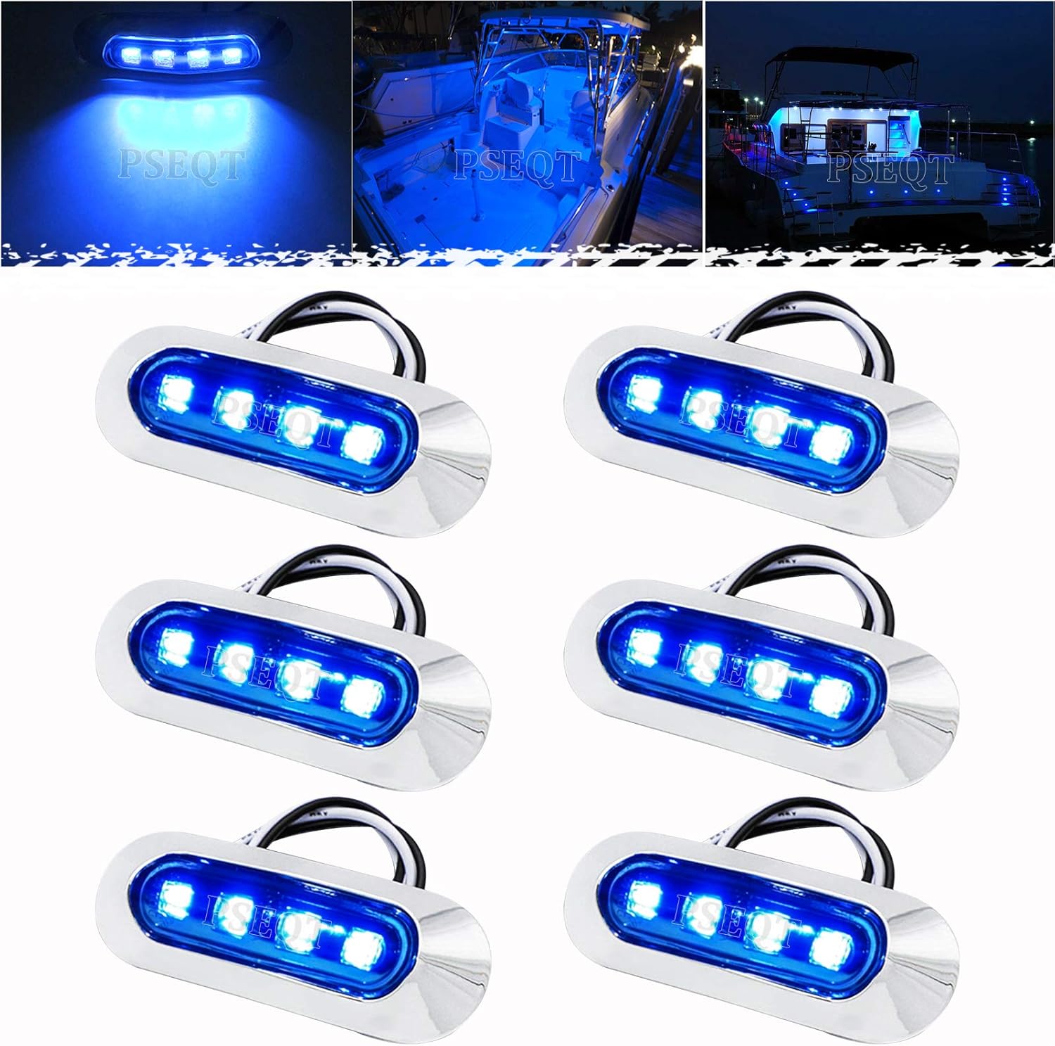 Fishing Boat Navigation Light - 3.8 Waterdichte boot-marine LED-verlichting Courtesy Interior