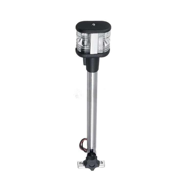 Fishing Boat Navigation Light - 12V roestvrijstalen opklapbare beugel signaallicht voor