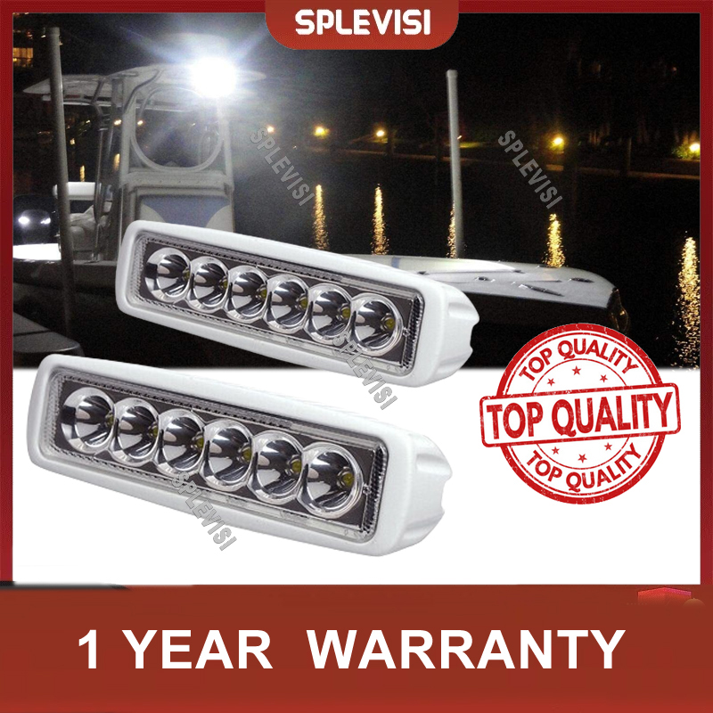 Fishing Boat Navigation Light - 2 Stuks 12V 6 Led Deck