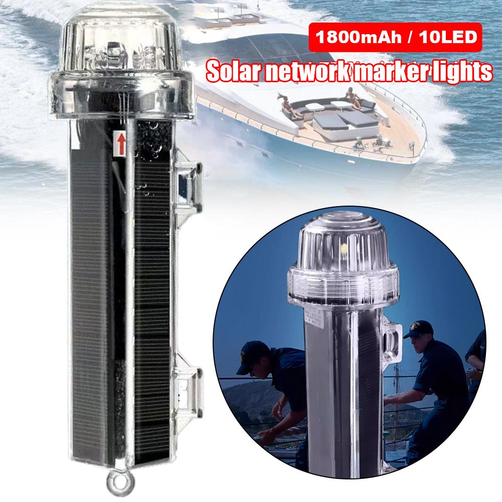 Fishing Boat Navigation Light - Nieuwe Solar Ocean Signaallicht Navigatie Signaallicht