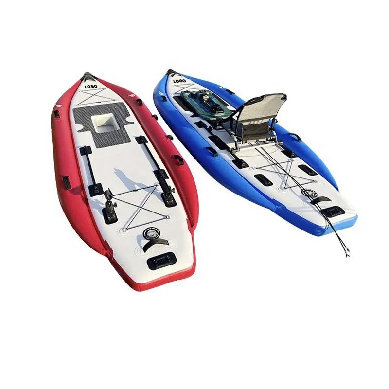 Fishing Boat Aluminum - 340*115*15 cm LLDPE + PVC Voetpedaal