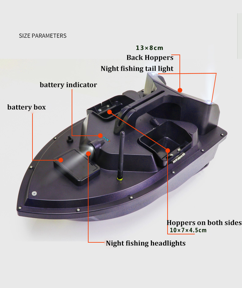 GPS RC Voerboot fishfinder Bot - Fishing Boat Gps recensie en prijs