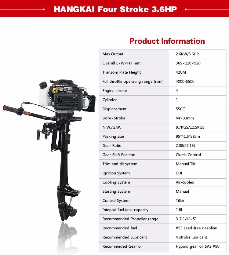 2026 Nieuwe Aanwinst Beste Kwa - Fishing Boat Outboard Motor recensie en prijs