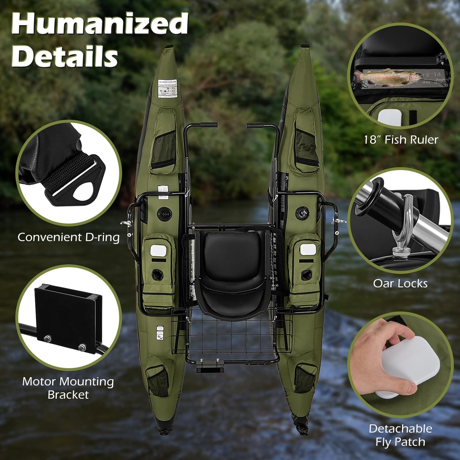 Opblaasbare bellyboot voor vol - Fishing Boat Paddle recensie en prijs