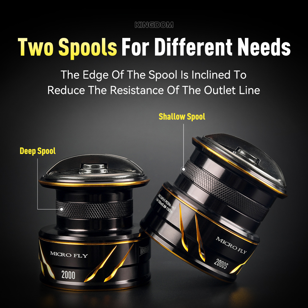 Kingdom Micro Fly Pro Vissen S - Kastking Reel Zephyr recensie en prijs