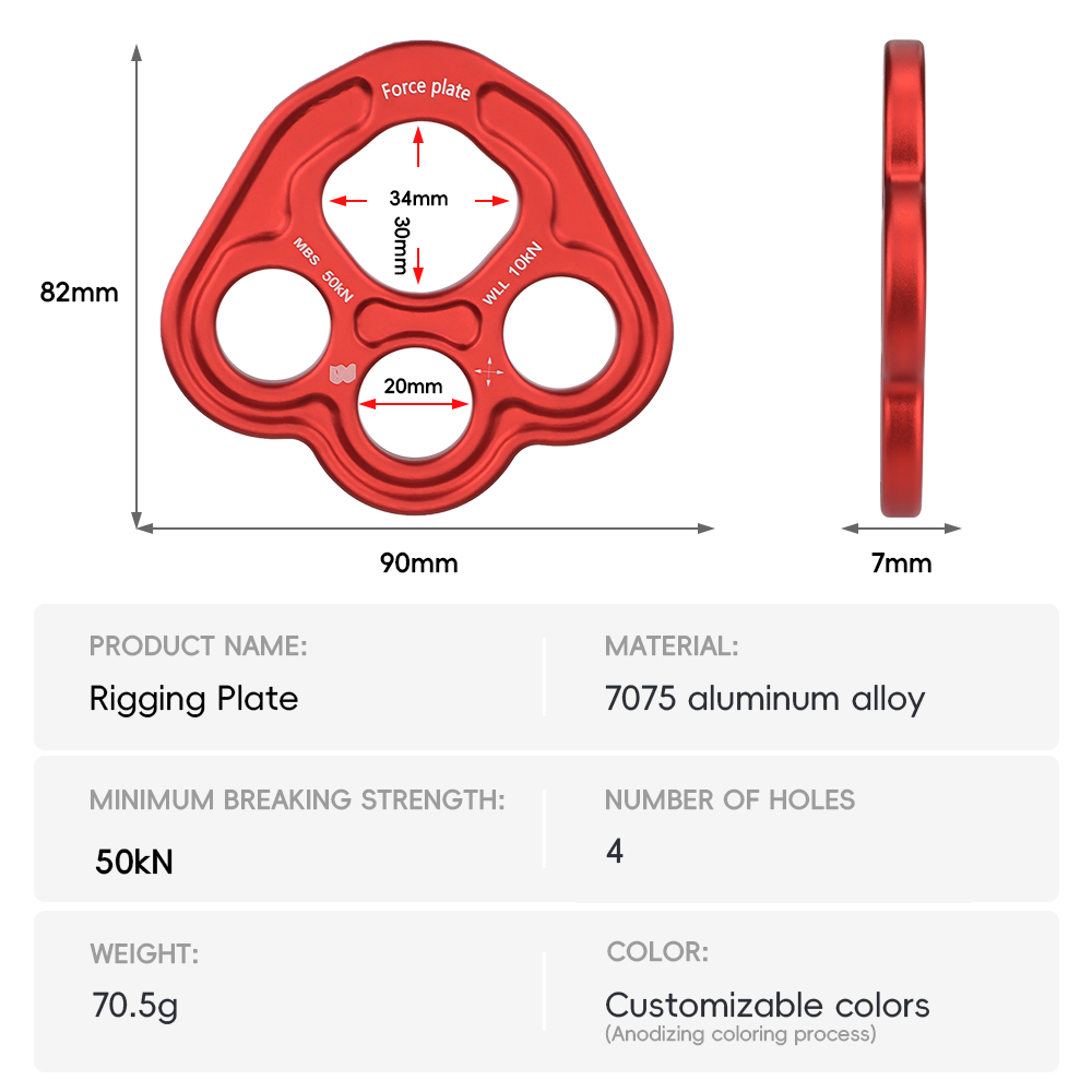 50KN Yoga Force Plate Rigging  - Fishing Boat Aluminum recensie en prijs