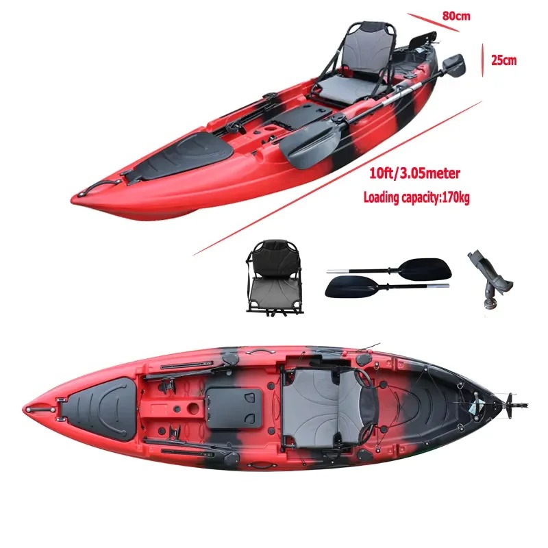 10ft Enkelzitplaats Zit-op-vis - Fishing Boat Paddle recensie en prijs