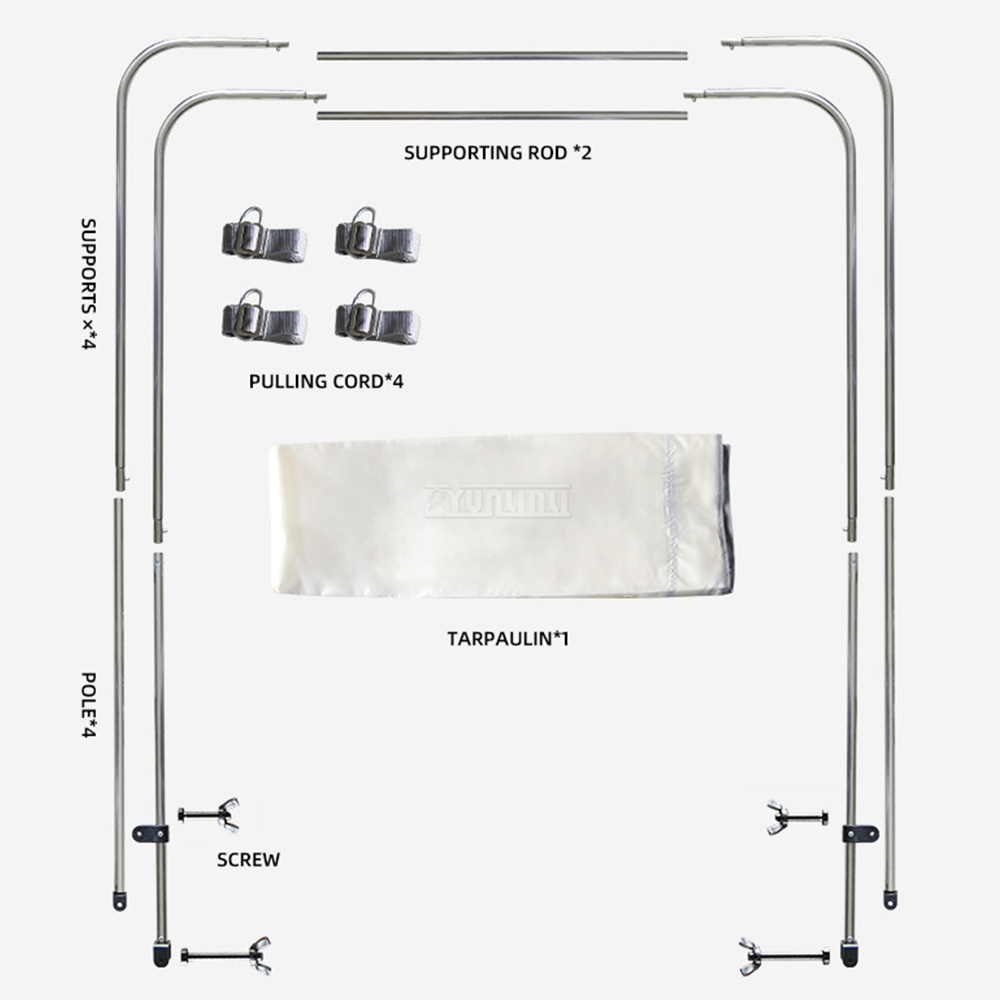 Opblaasbare boot zonnescherm,  - Fishing Boat Cover recensie en prijs