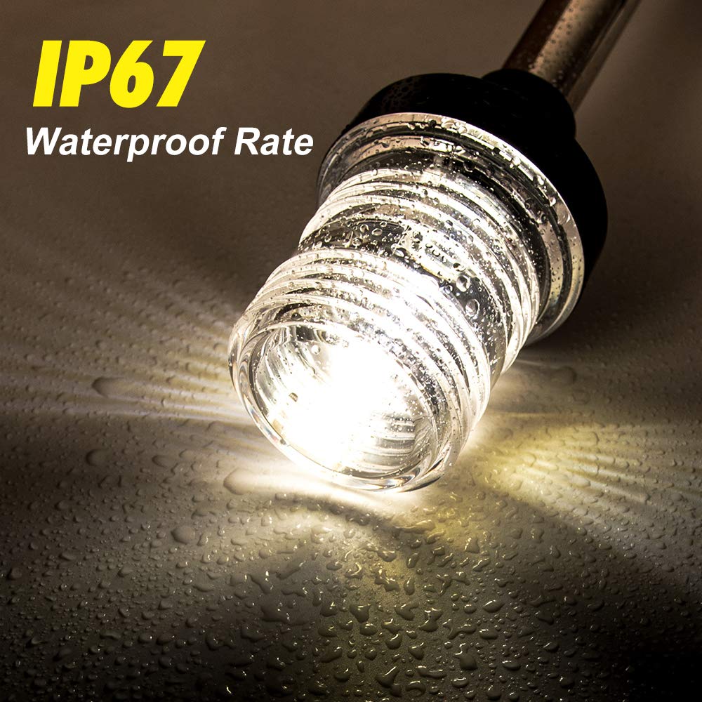 360 graden witte LED opklapbar - Fishing Boat Navigation Light recensie en prijs