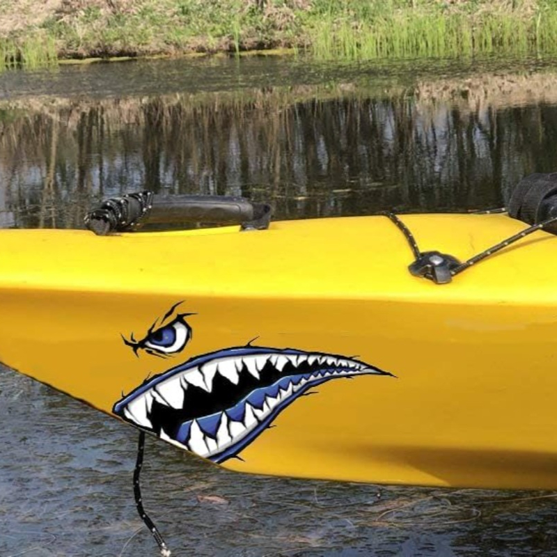 2PCS Haaientanden Mond Boot St - Fishing Boat Paddle recensie en prijs